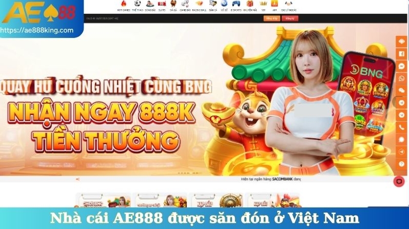 Nhà cái AE888 được săn đón ở Việt Nam
